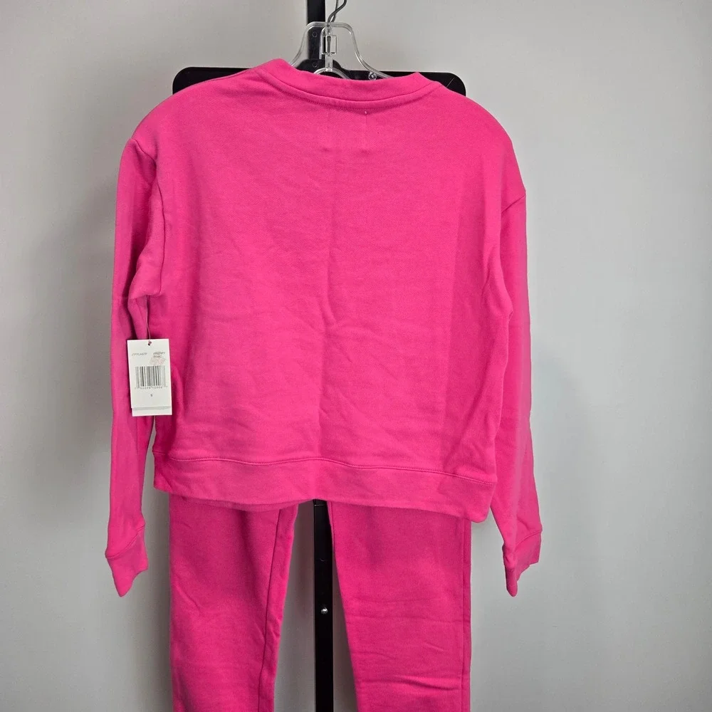 NWT Juicy Couture Preppy Pink Tracksuit Set‎ Sweatshirt Joggers XS and S Y2K